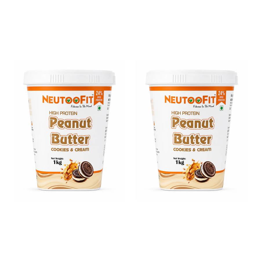 NEUTOOFIT 1+1 Cookies & Cream Peanut Butter Combo