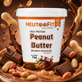 NEUTOOFIT Belgium Chocolate Crunchy peanut butter studio scene