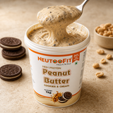 NEUTOOFIT Cookies and Cream peanut butter texture close-up