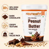 NEUTOOFIT Dark Chocolate Crispy high protein peanut butter key features