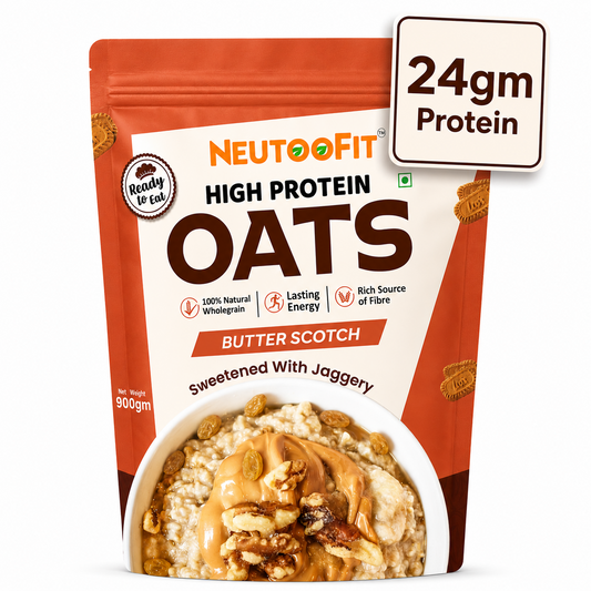 Neutoofit High Protein Oats Butter Scotch 900g front image